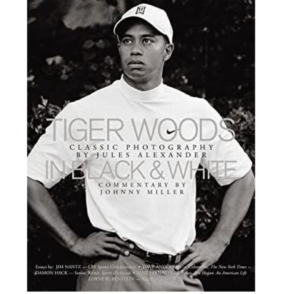 "Tiger Woods: In Black and White" Coffee Table Golf Book, Hardcover, Jan 1, 2008